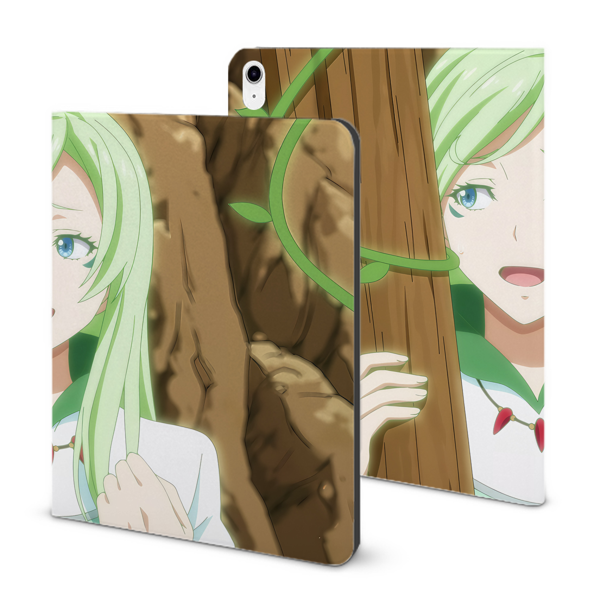 （画像用） 転スラ Regarding Reincarnated to Slime IPad ケース ブック型 PUレザー TPU 耐衝撃 軽量 薄型 ペン収納なし 全面保護 IPad 各モデル対応